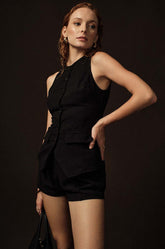 Button Down Sleeveless Vest